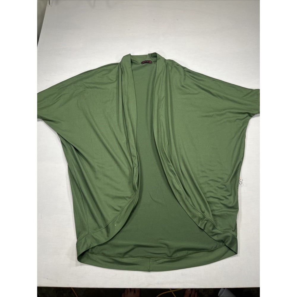 Shiela Rose, Army‎ Green Short Sleeve Cardigan, Size S